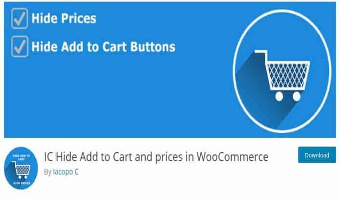 IC Hide Add to Cart and prices in WooCommerce