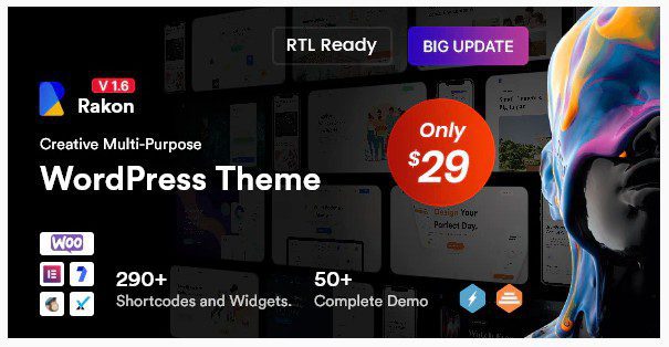 Rakon v2.0.4 - Creative Multi-Purpose WordPress Theme Rakon v2.0.4 - Creative Multi-Purpose WordPress Theme