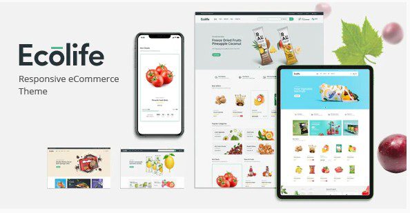 Ecolife v1.0.4 - Органическая WooCommerce WordPress тема Ecolife - органическая тема WordPress для WooCommerce