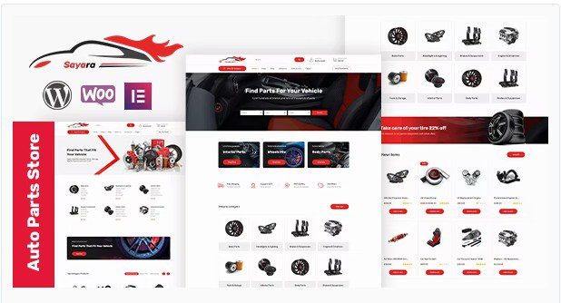 Sayara - Тема WooCommerce WordPress для магазина автозапчастей Sayara - Тема WooCommerce WordPress для магазина автозапчастей