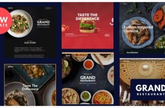 Grand Restaurant - WordPress тема для сайта ресторана