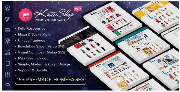 KuteShop v4.0.8 - Elementor WooCommerce Тема Моды, электроники и рынка СКАЧАТЬ KuteShop - Тема Рынка на Elementor и WooCommerce