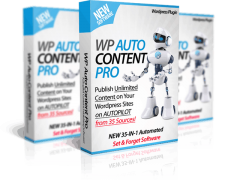 Пак плагинов: WP AutoContent PRO +Auto Traffic & SEO + WP Auto Monetize