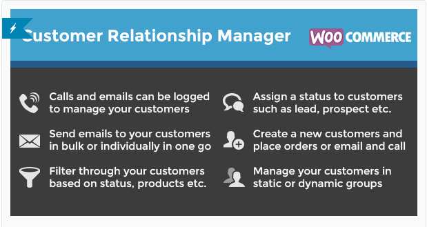 WooCommerce Customer Relationship Manager - Менеджер по Взаимоотношениям с клиентами