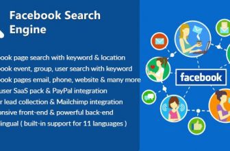 Поисковик в Facebook - cкрипт поиска страниц, и информации