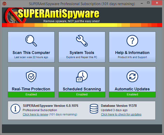 SuperAntiSpyware Pro 6.0.1232 RUS