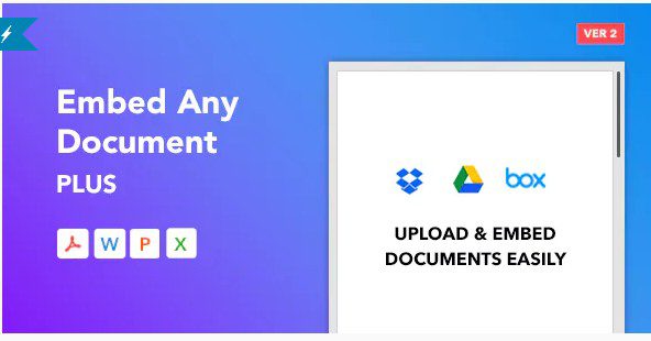 Embed Any Document Plus - встроить любой документ в wordpress