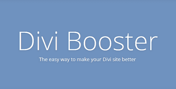 Divi Booster Плагин для WordPress