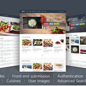 Gustos - Управляемые сообществом Рецепты, Тема WordPress