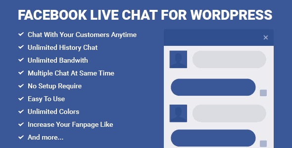 Facebook Live Chat для WordPress