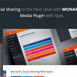 Monarch - Social Sharing Plugin - Плагин Поделиться в Соц Сетях