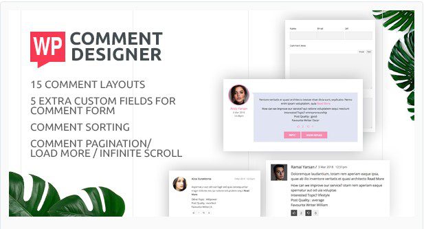 WP Comment Designer - Настройка и дизайн комментариев к WordPress WP Comment Designer