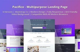 Pacifico - Универсальный Лендинг HTML шаблон