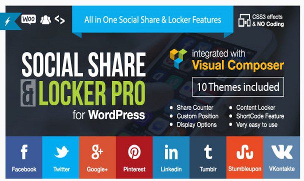 Social Share & Locker Pro - Поделиться и соц-замок Social Share & Locker Pro - Поделиться и соц-замок