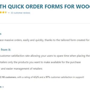 YITH Quick Order Forms Premium для WooCommerce - Быстрые Формы Заказа