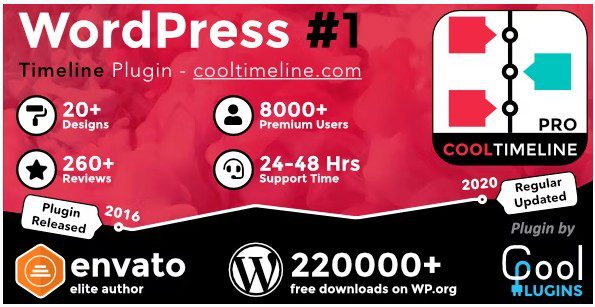 Cool Timeline Pro - WordPress Плагин Хронологий Cool Timeline Pro - WordPress Плагин Хронологий