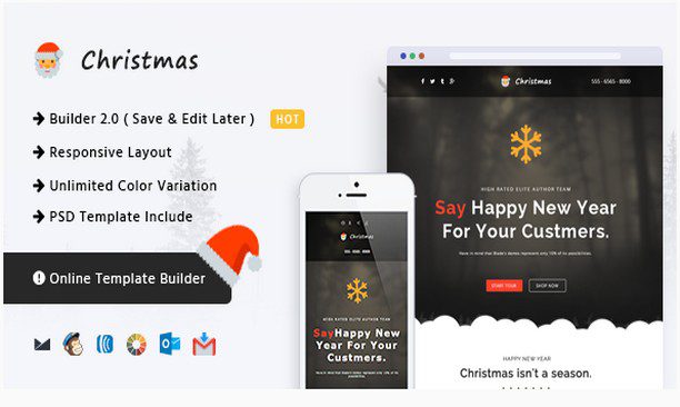 email template - Пакет Email Конструкторов онлайн