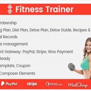 Fitness Trainer - плагин тренингового членства