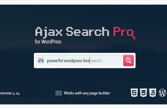 Ajax Search Pro - WordPress Плагин поиска и фильтрации