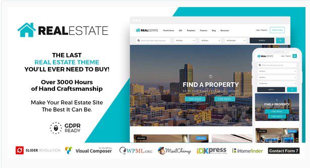Real Estate 7 - WordPress Тема недвижимости Real Estate 7 - WordPress Тема недвижимости