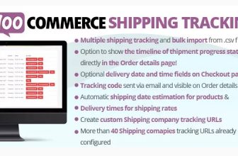 WooCommerce Shipping Tracking - Отслеживание доставки