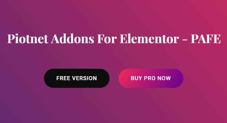 СКАЧАТЬ - Piotnet Addons For Elementor PRO - PAFE расширение для Elementor с переводом на русский