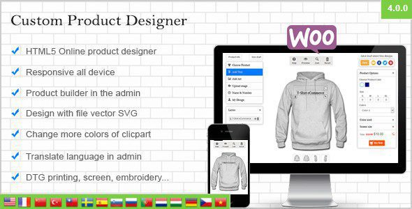 WooCommerce Custom Product Designer WooCommerce Custom Product Designer
