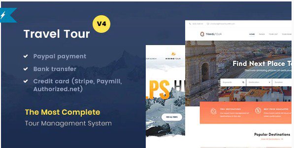 Travel Tour Booking WordPress - Тема Брони туров Travel Tour Booking WordPress