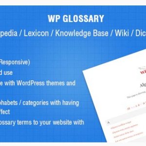 wp glossary 300x300 - WP Glossary - Энциклопедия / Лексика / База знаний / Wiki / Словарь