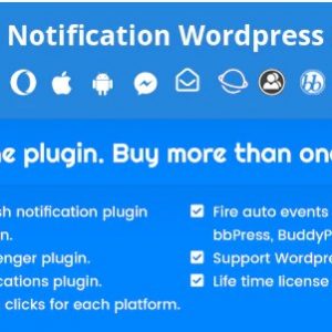 Smart Notification Wordpress Plugin. Web & Mobile Push, FB Messenger, FB Notification & Newsletter.