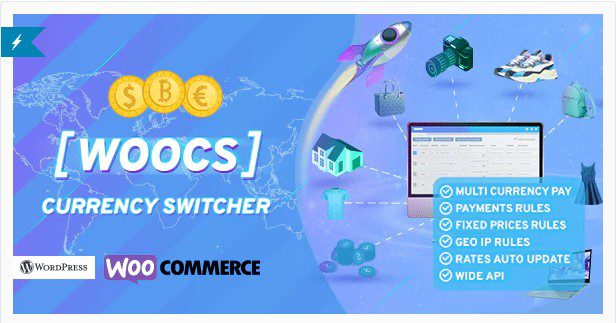 WOOCS - переключатель валют WooCommerce. Профессиональный мультивалютный плагин. Оплата в выбранной валюте