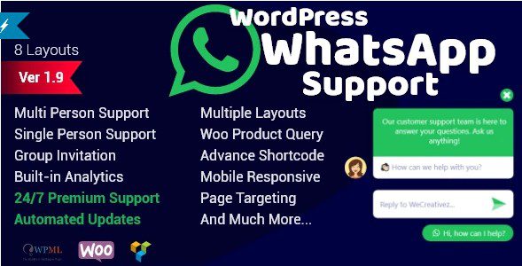 WordPress WhatsApp Support WordPress WhatsApp Support