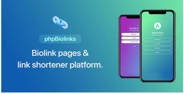 BioLinks - Instagram & TikTok Bio Links & URL Shortener + 10 Pro Blocks Pack - инструмент привязки Instagram + сокращение ссылок (Расширенная версия в архиве).