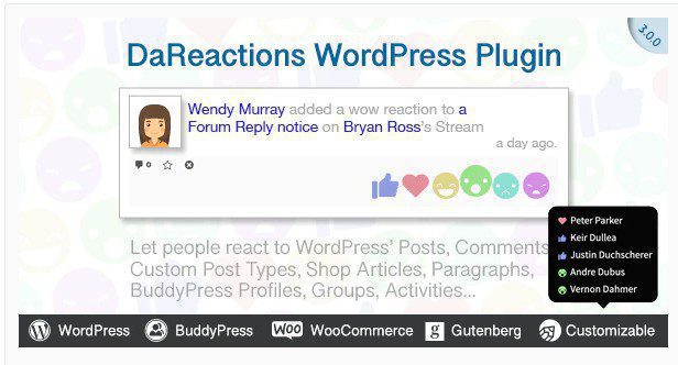 Reactions WordPress Plugin - Плагин Реакций на Пост Reactions WordPress Plugin - Плагин Реакций на Пост
