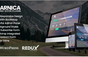 Arnica - Creative Coming Soon WordPress Plugin