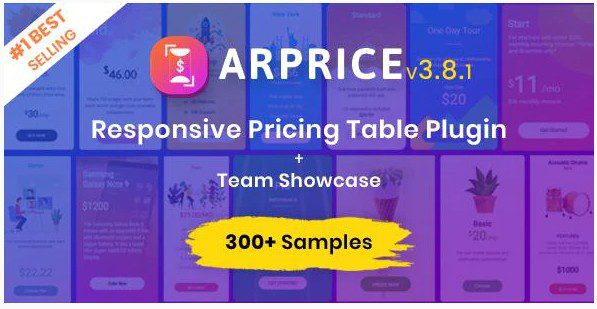 ARPrice - плагин таблиц цен WordPress