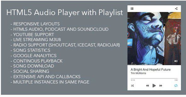 Modern Audio Player Wordpress Plugin - Лучший Aудио плеер с поддержкой Google Drive Modern Audio Player Wordpress Plugin