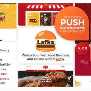 Lafka - Тема WooCommerce для бургеров - Доставка пиццы и еды
