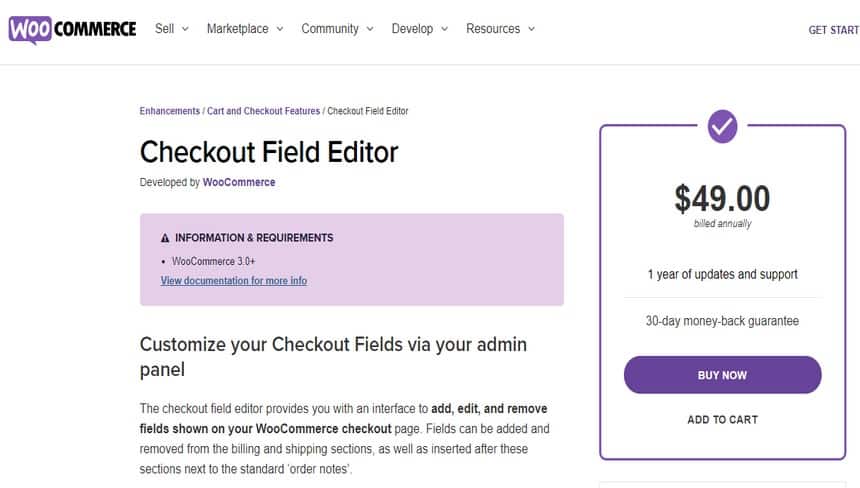 WooCommerce Checkout Field Editor
