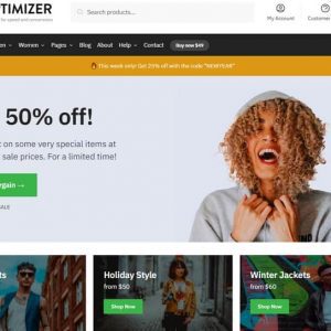 СКАЧАТЬ - Shoptimizer - лёгкая, быстрая тема WooCommerce на Русском языке.