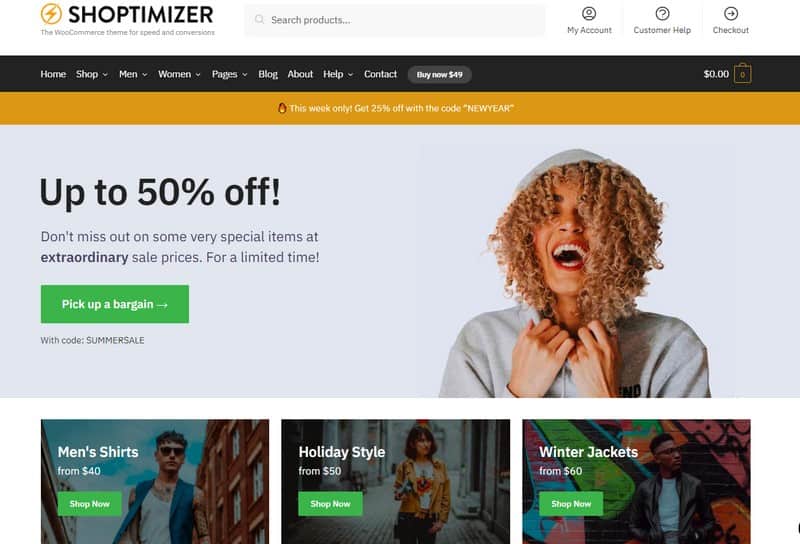 СКАЧАТЬ - Shoptimizer - лёгкая, быстрая тема WooCommerce на Русском языке.