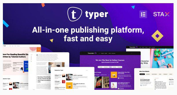 Typer - Amazing Blog and Multi Author Publishing Theme - Удивительный блог и тема для публикации нескольких авторов Typer - Amazing Blog and Multi Author Publishing Theme - Удивительный блог и тема для публикации нескольких авторов