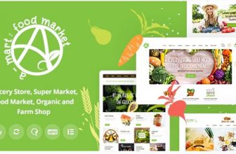 A-Mart v1.0.1 - тема WordPress для магазина органических продуктов