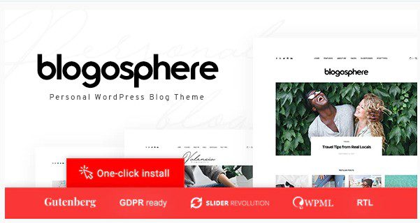 Blogosphere v1.0.7 - Тема многоцелевого блога Blogosphere v1.0.7 - Тема многоцелевого блога