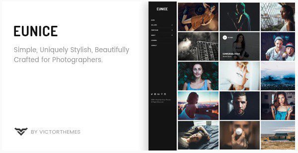 Eunice v1.8.1 - тема WordPress для фотографического портфолио Eunice v1.8.1 - тема WordPress для фотографического портфолио