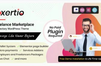 Exertio - тема WordPress для рынка фрилансеров