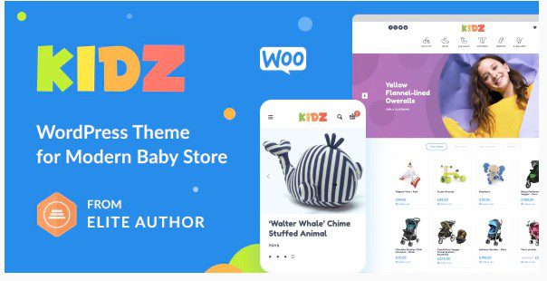 KIDZ - Детский магазин WordPress WooCommerce Тема