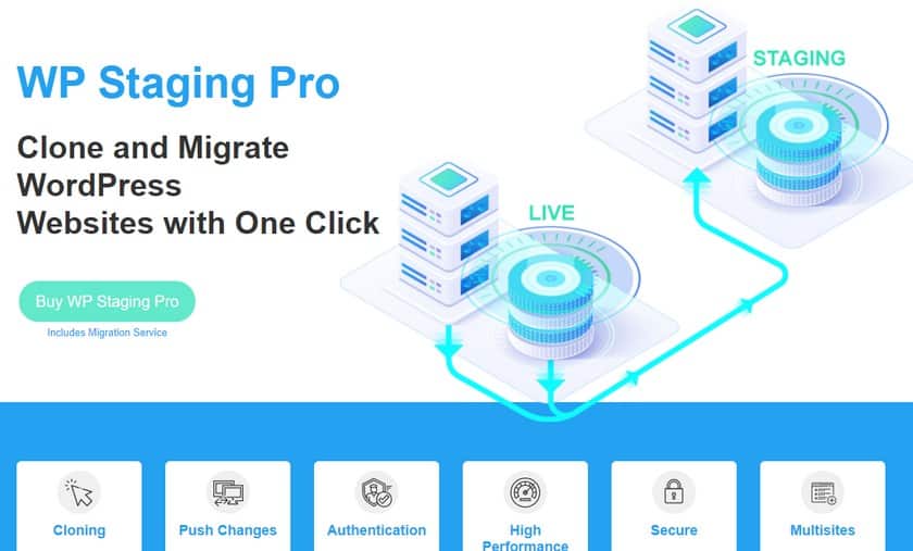 WP Staging Pro - Клонировать и переносить сайты WordPress одним щелчком мыши WP Staging Pro - Клонировать и переносить сайты WordPress одним щелчком мыши