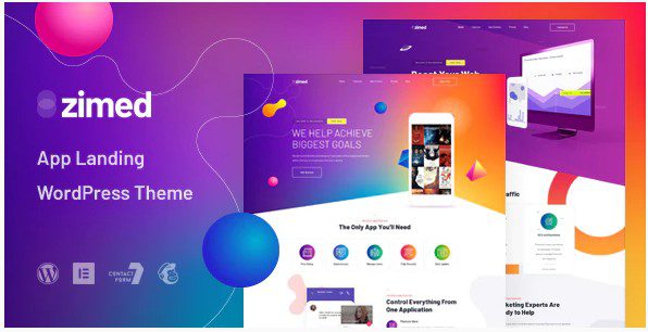Zimed - App Landing WordPress Theme - Тема Лендинг Zimed - App Landing WordPress Theme - Тема Лендинг