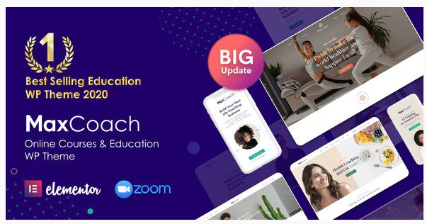 MaxCoach v2.3.0 - Online Courses & Education WP Theme
